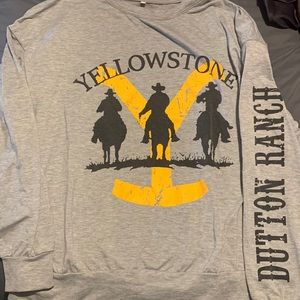 Yellow stone long sleeve shirt